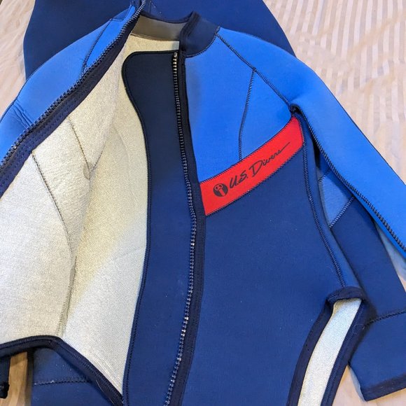 U.S. Divers Womens 2 Piece Professional Wetsuit New Size Medium - Picture 3 of 14
